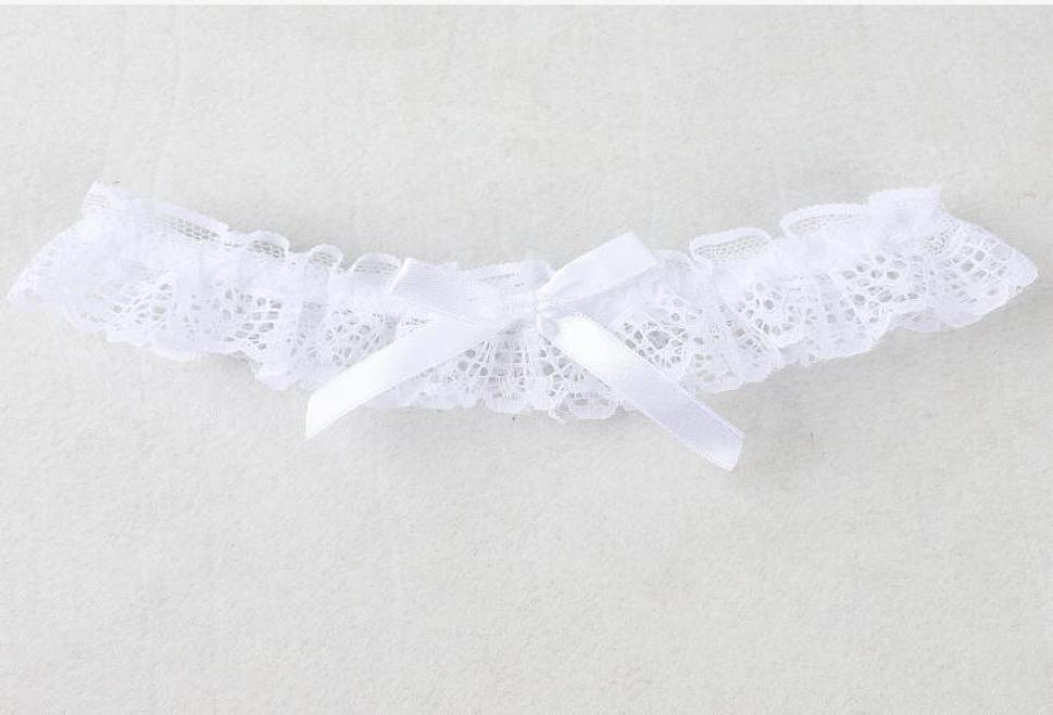 

New Arrive sell white Lace Garters bowknot flowers Leg ring Wedding Bridal Garters shuoshuo65881244569, Black