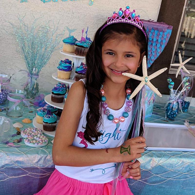 

Hair Clips Crown Detachable Headband Performance Headwear Adult Children Parent-child Retro