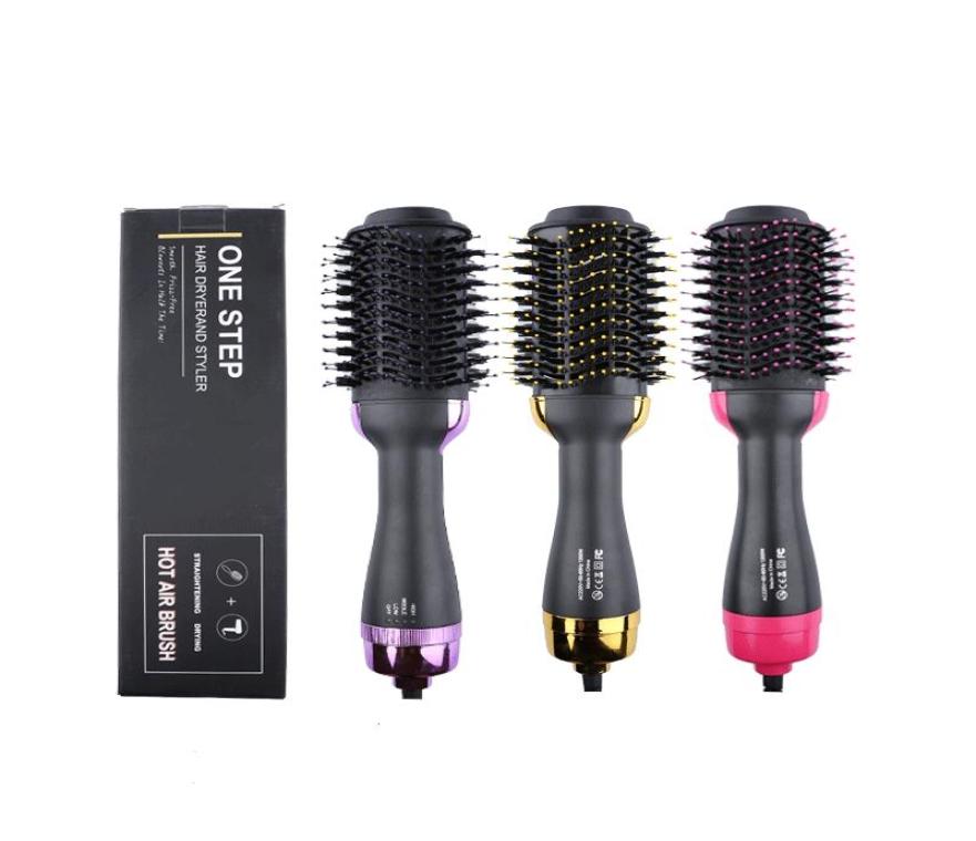 

One Step Hair Dryer Brush and Volumizer Blow straightener curler salon 3 in 1 roller Electric heat Air Curling Iron comb8526921