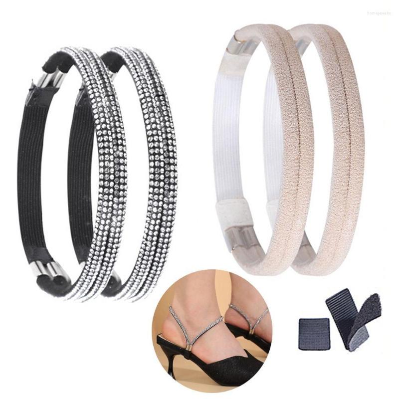 

Anklets Women Non-Slip Belt Strap Elastic Band Lazy Shoelaces Shoeslaces Anti Falling Heel Bundle Shoelace For High Heels