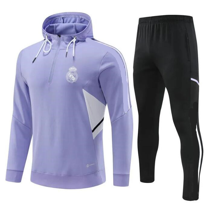 

kids hooded Soccer Tracksuits Sets Real madrids TRACKSUIT set 22 23 men and kids football kit chandal futbol survetement madrides TRAINING suit soccer jacket