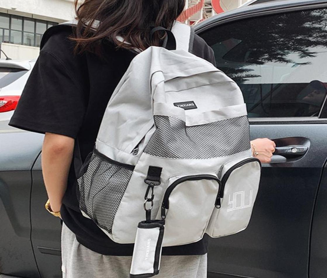 

Nylon Backpack High Quality Women Travel Rucksack Large Capacity Bookbag Multifunctional Female School Bag Lady Mochila Bags1695762, Red