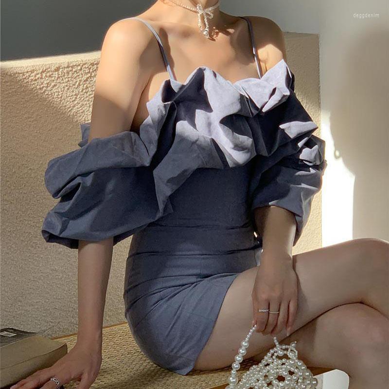 

Party Dresses Summer Dress Women 2023 Temperament Slim Korea Fashion Sexy Backless African For
