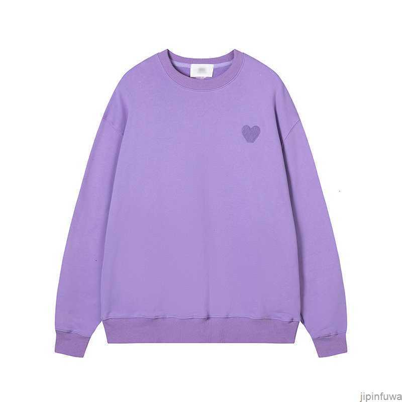 

Fashion Amis Paris Hoodie Men's and Women's Same Tested Version Amies De Coeur Hoodies Big Love Letter Embroidery Loose Lovers Z71f