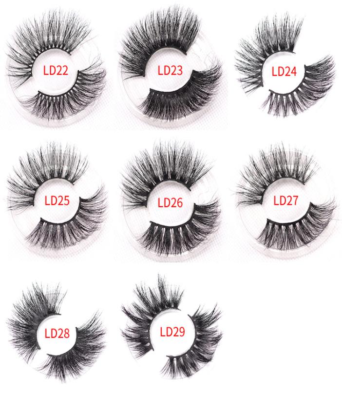 

NEW 25mm Mink Eyelash 5D Mink Eyelashes Natural False Eyelashes Big Volumn Mink Lashes Luxury Makeup Dramatic Lashes5750127