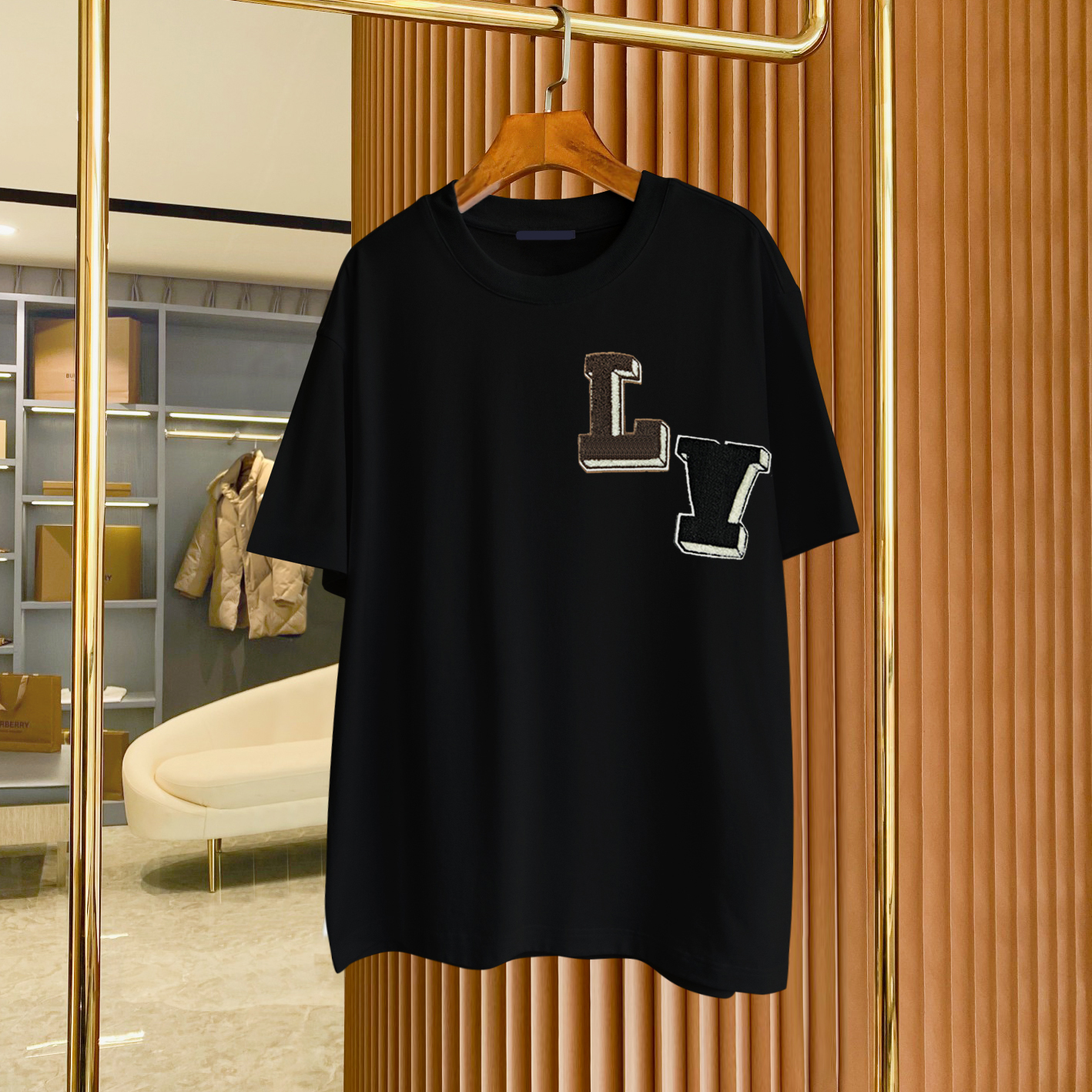 

Men's Plus Tees & Polos Round neck embroidered and printed polar style summer wear with street pure cotton d1qe2