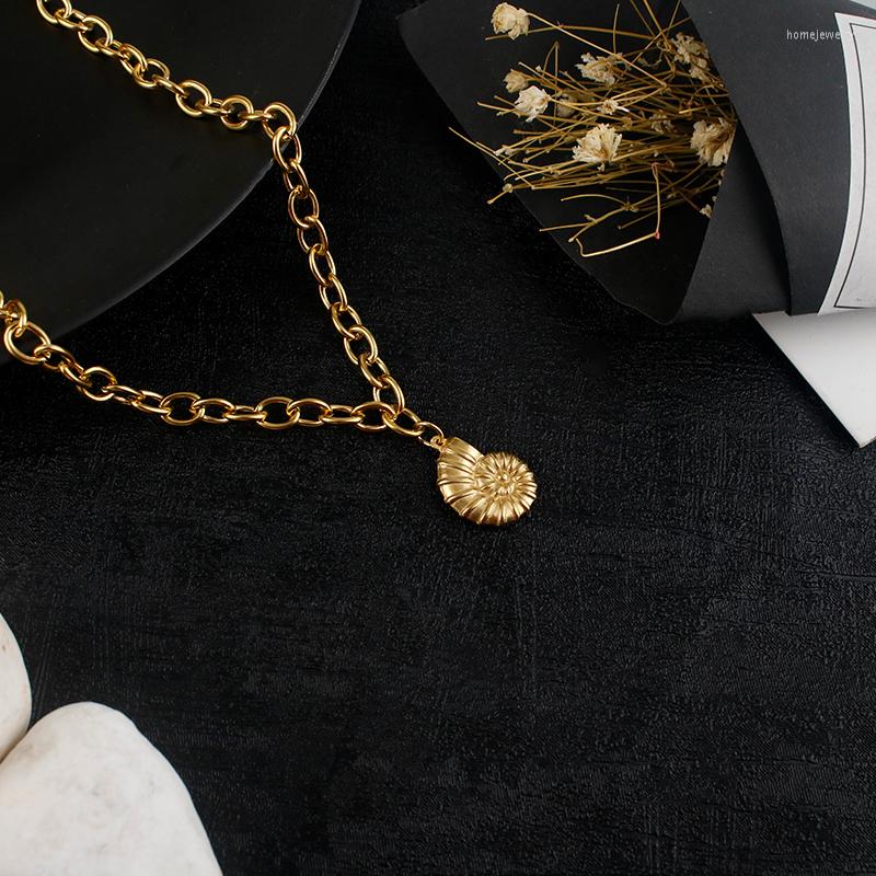 

Pendant Necklaces Starfish Fashion European And American Stainless Steel Men Women Jewelry Necklace Jewelrygift