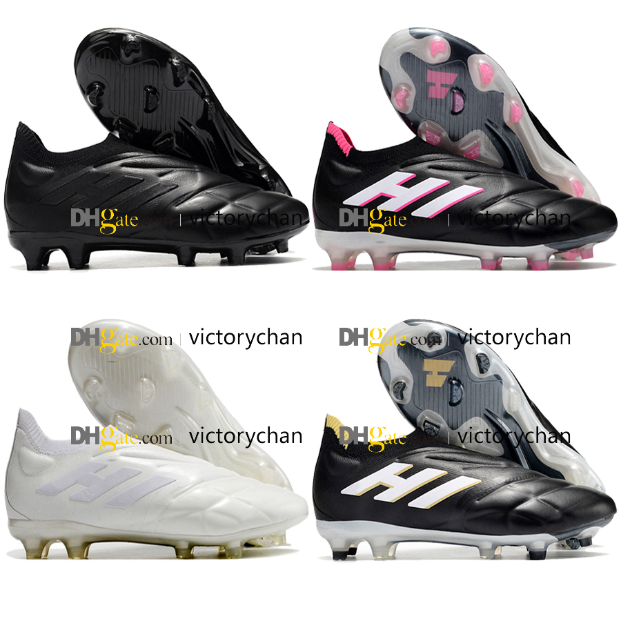 

Gift Bag Quality Soccer Boots Copa Pure FG Laceless Firm Ground Football Cleats Mens Leather Limited Edition Soccer Shoes Outdoor Trainers Botas De Futbol US 6.5-11