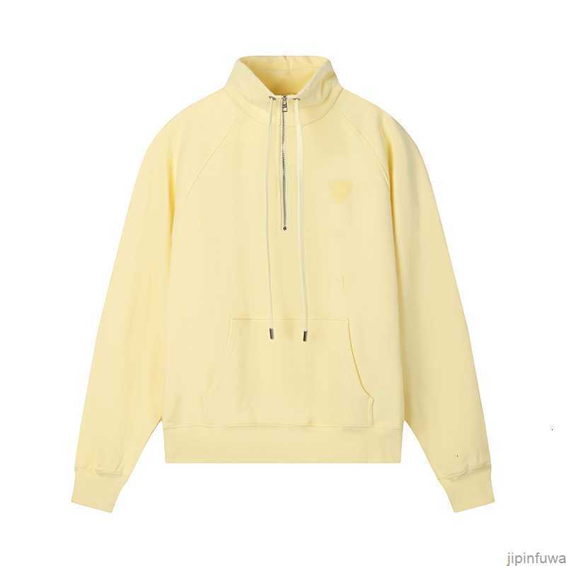 

Mens Hoodie Amis Paris Fashion Hoody Embroidered a Heart Pattern Winter Round Neck Jumper Couple Sweatshirts Fc2v