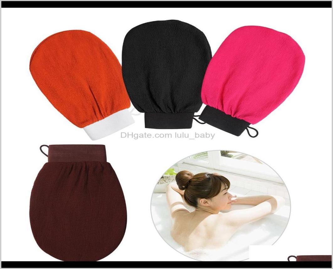 

Moroccan Hammam Exfoliating Mitt Kessa Scrub Gloves Preparation Durable Shower Cleaning Glove Body Facial Tan Mas Tool Mikvc Tools6781092