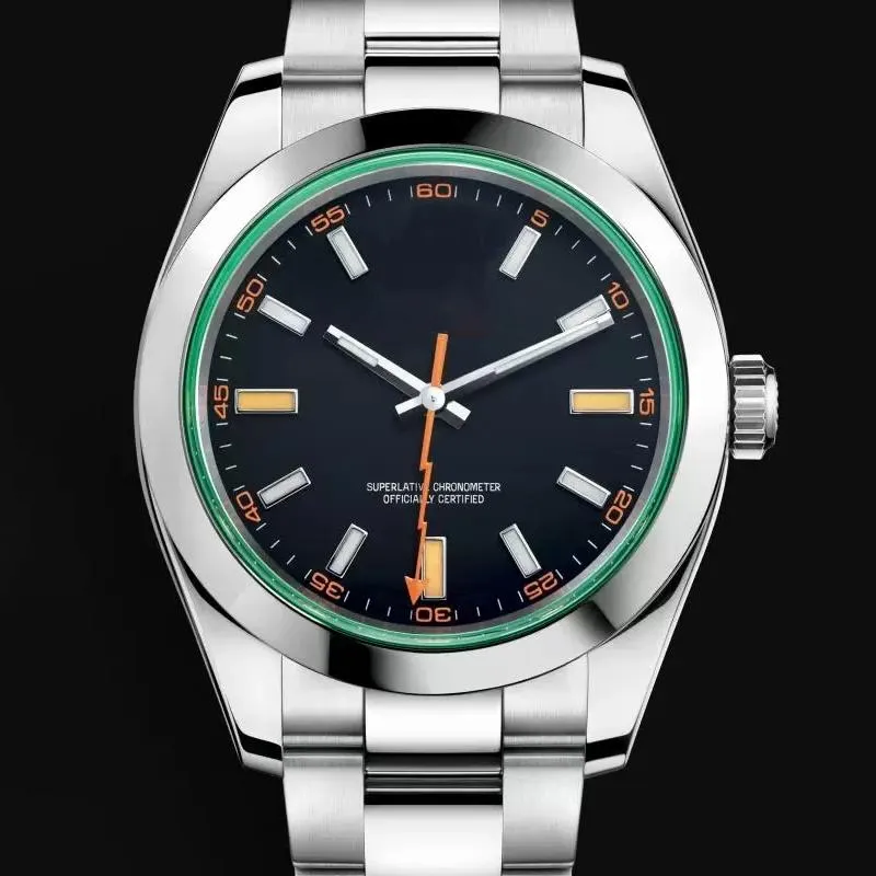 

2023 Mens Watch Automatic Mechanical Sapphire Crystal Stainless Steel eta2813 Movement Watches