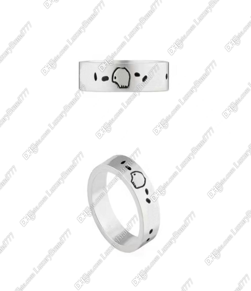 

Ring for Man Women Unisex Rings Fashion Ghost Designer Jewelry Sliver Color Size 511 Birthday Party Party Gifts1389175