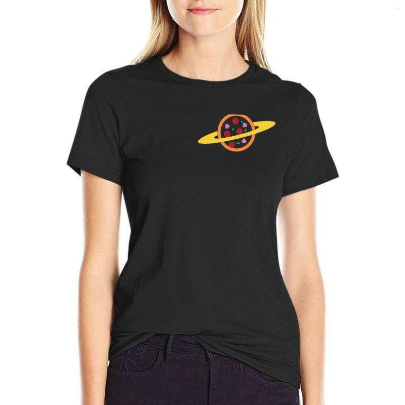 

Women' Polos Pizza Planet Uniform T-Shirt Graphic T Shirts Summer Tops Female Women, Red