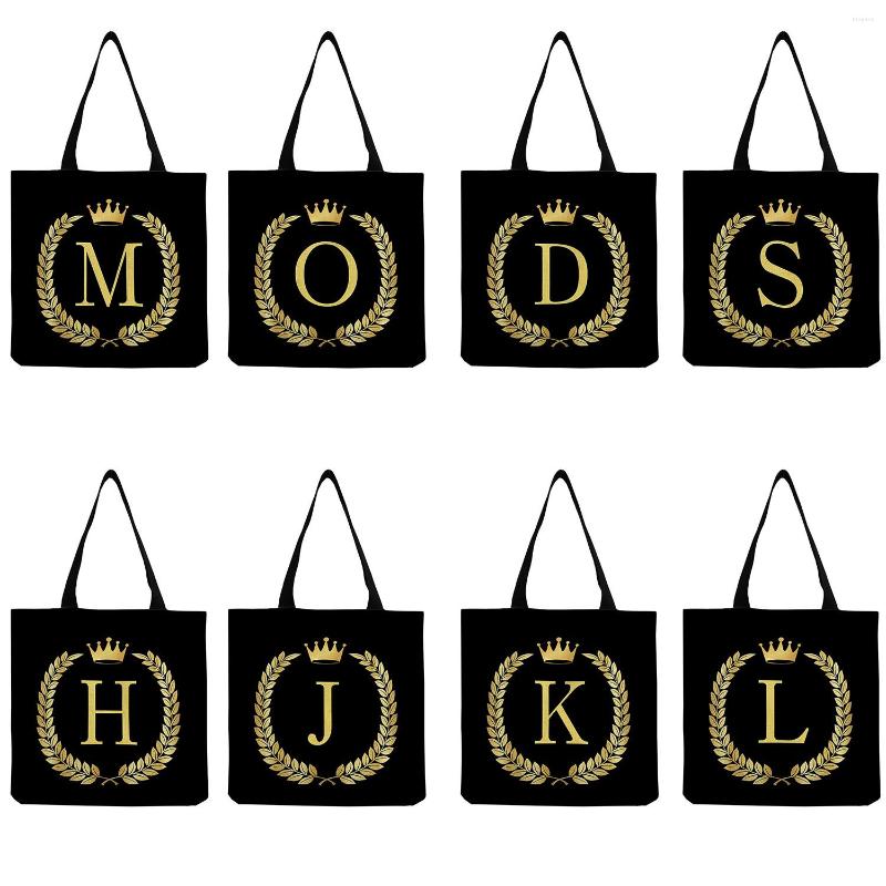 

Evening Bags Custom Pattern Fashion Handbags Designer Print Letter Women Shopping Reusable Foldable Shoulder Bag Travel Beach Tote, Hm6691 letter