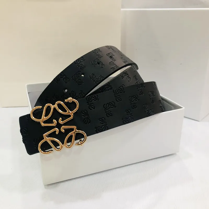 

Fashion Designer Belts Luxury Width 3.8cm Belt Designer Pattern Buckle 2023 Genuine Leather Women Belts for Men Big Gold Silver Classical, As pic