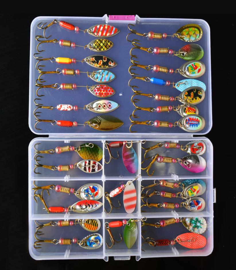 

TOMA Spoon Lure Set Spinner bait 27g Trout Pike Metal Fishing lures Kit Crankbait FreshSalt Water Isca Artificial Hard Bait 20105630383