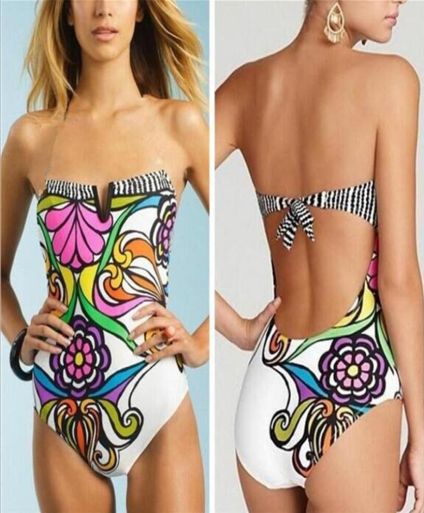 

womens designer bikini swimwear one piece sexy print swimsuit new fashion bathing suits beachwear for women5722649
