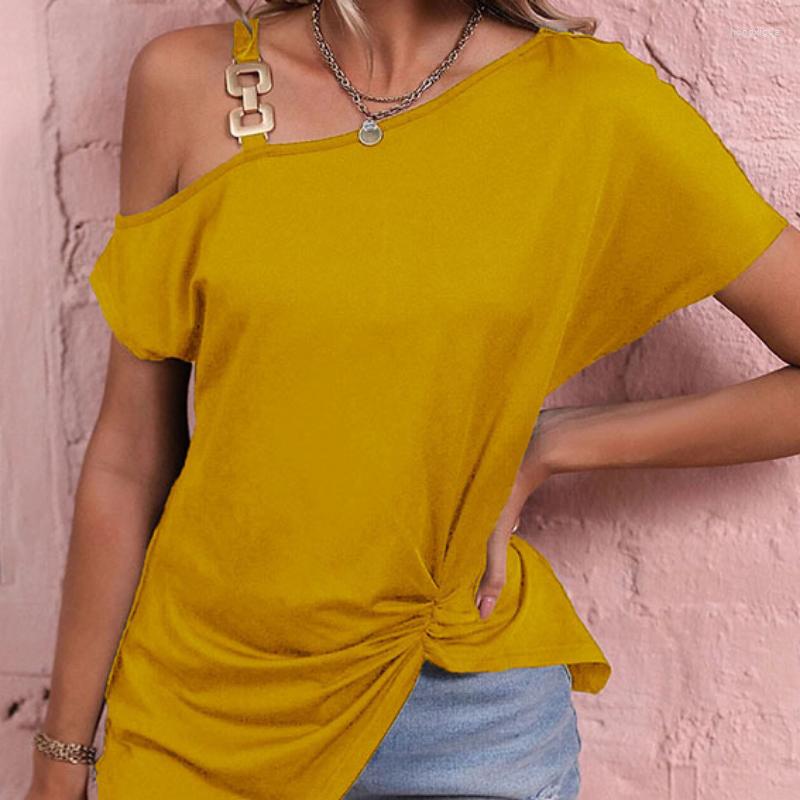 

Women' T Shirts 2023 Summer Blusas Short Sleeve T-shirt Sexy Tops Women Casual Tshirt Solid Clothing Elegant Top 25781, Black