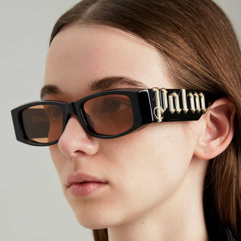 

Frames Colorful candy color letter ins net Red Sunglasses men's and women's punk hip hop show glasses