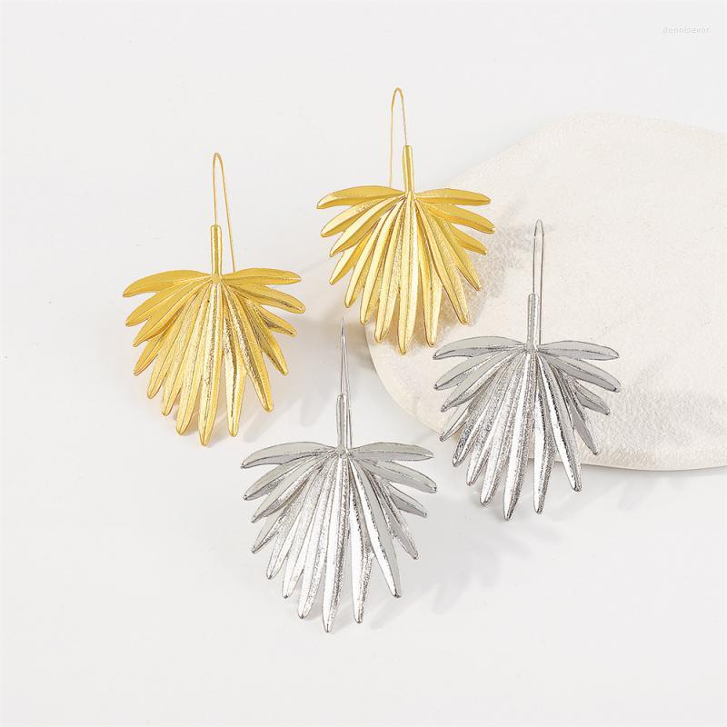 

Dangle Earrings Drop Oversiezd Exaggerated Tulip For Women Pendant Personality Irregular Hollow Jewelry Metal Vintage