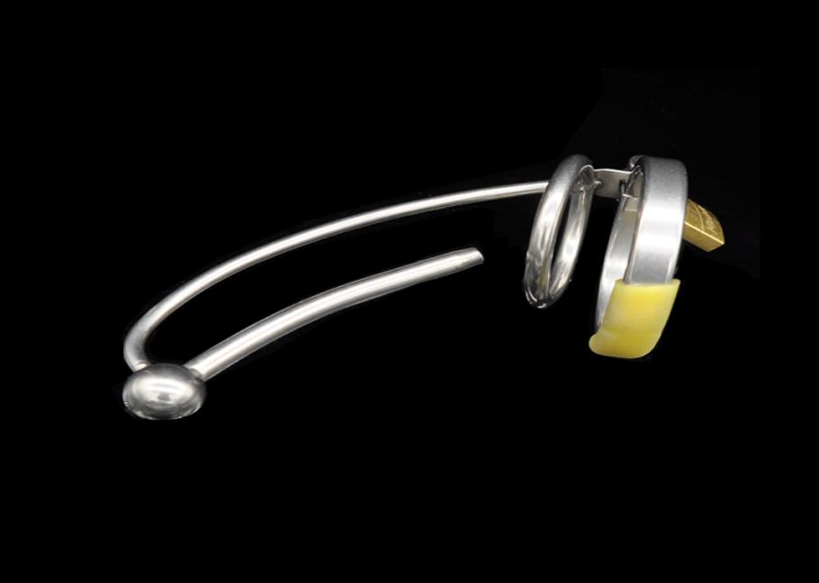 

Male Stainless Steel Catheter Urethral Sounding Stretching Dilator Stimulate Cock Cage Penis Ring Chastity Device Adult BDSM Sex T8539443