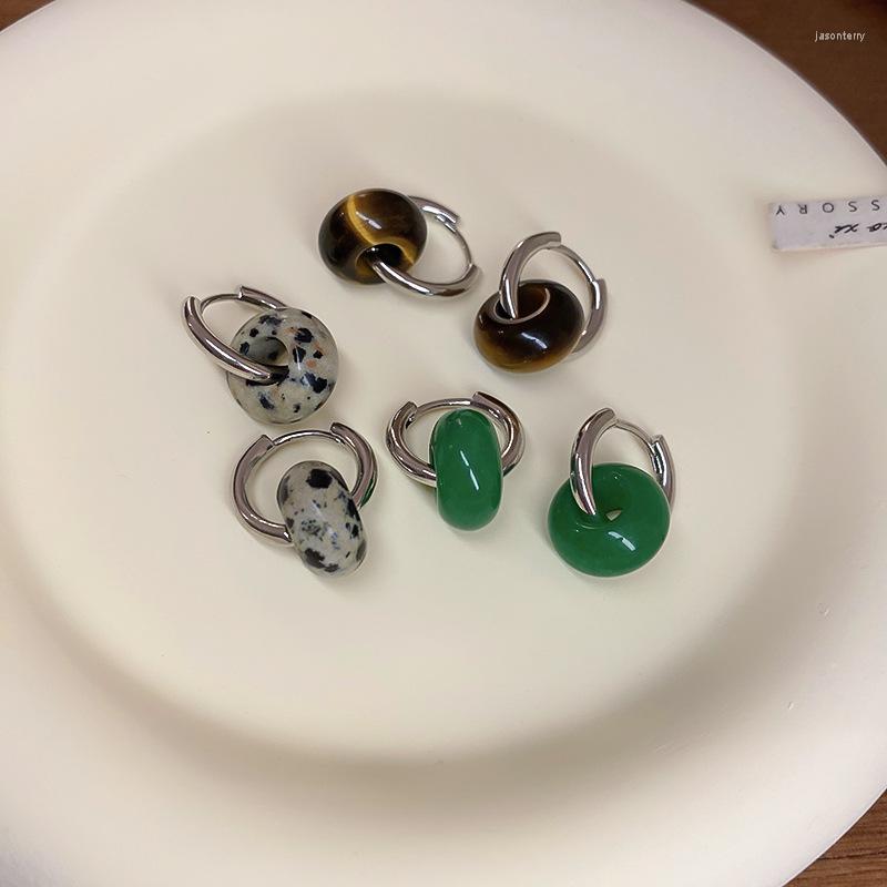 

Hoop Earrings Vintage Acrylic Round For Women Fashion Personalized Earring Luxury Designer Jewelry Wholesale Girl Gift