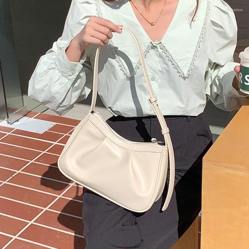 

Evening Bags Soft PU Leather Hobo Shoulder Side For Women 2023 Trend Fashion Designer Handbags And Purses Crossbody Bag, Yellow