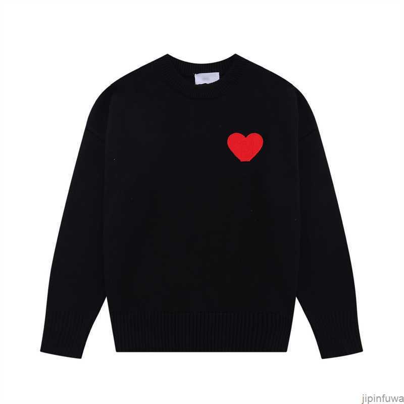 

2023 Amis Paris Fashion Amies De Coeur Designer Men Round Neck Sweater Hoodies Streetwear Hip Hop Casual Embroidered a Heart Pattern Au8q, Green