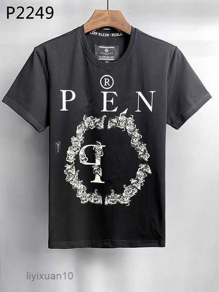 

Phillip Plain Men Designer Pp Skull Diamond Shirt Short Sleeve Dollar Brown Bear Brand Tee O-neck High Quality Skulls Tshirt Tees Tops P2251 9 YVDF, P2248