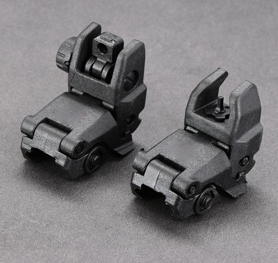 

Tactical GEN II Rifle Back Up Front Rear Folding AR15 Sight Scope Picatinny Weaver Rail Mount Base Hunting Tactical Accessories5186237