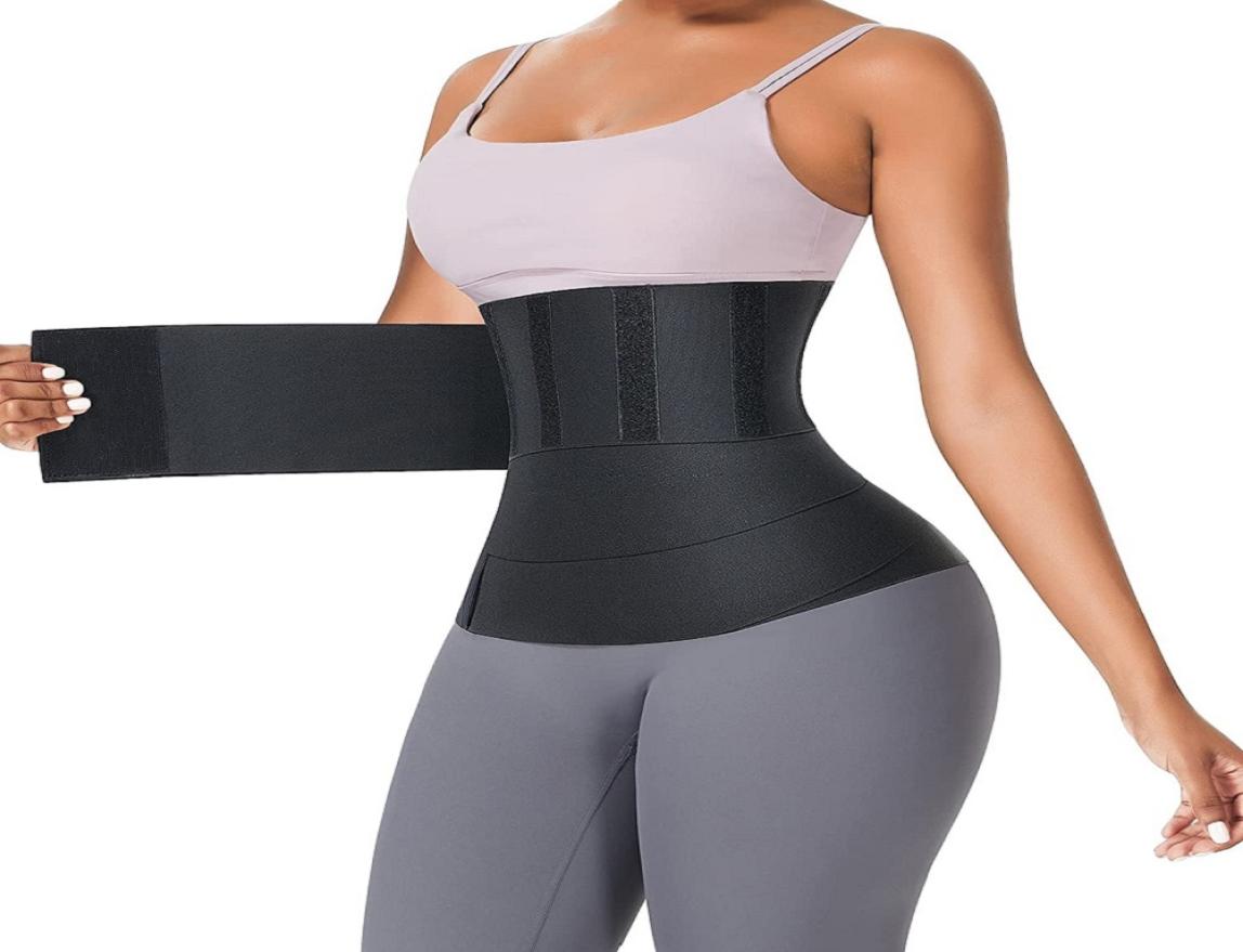 

Black Waist Trainer Shaperwear Belts Women Slimming Tummy Wrap Belt Resistance Bands Body Shaper Control Strap1804811