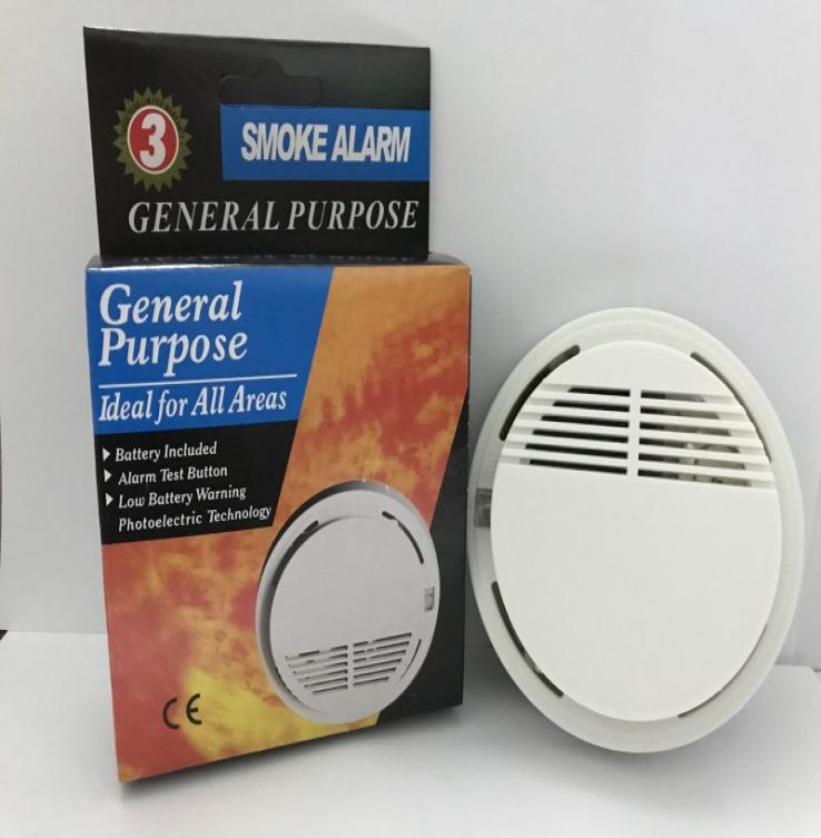 

Smoke Detector Alarms System Sensor Fire Alarm Detached Wireless Detectors Home Security High Sensitivity Stable LED 85DB 9V Batte2739730