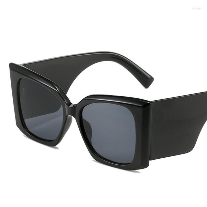 

Sunglasses Square Women Wide Glasses Legs Men Travel Shades Male Female UV400 Gafas Oculos Retro Brand Designer Luxury