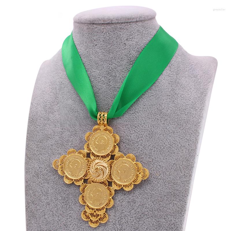 

Necklace Earrings Set African Gold Color Jewelry For Women Pendant Saudi Arabia Luxury Middle East Weddings Jewellery, Picture shown