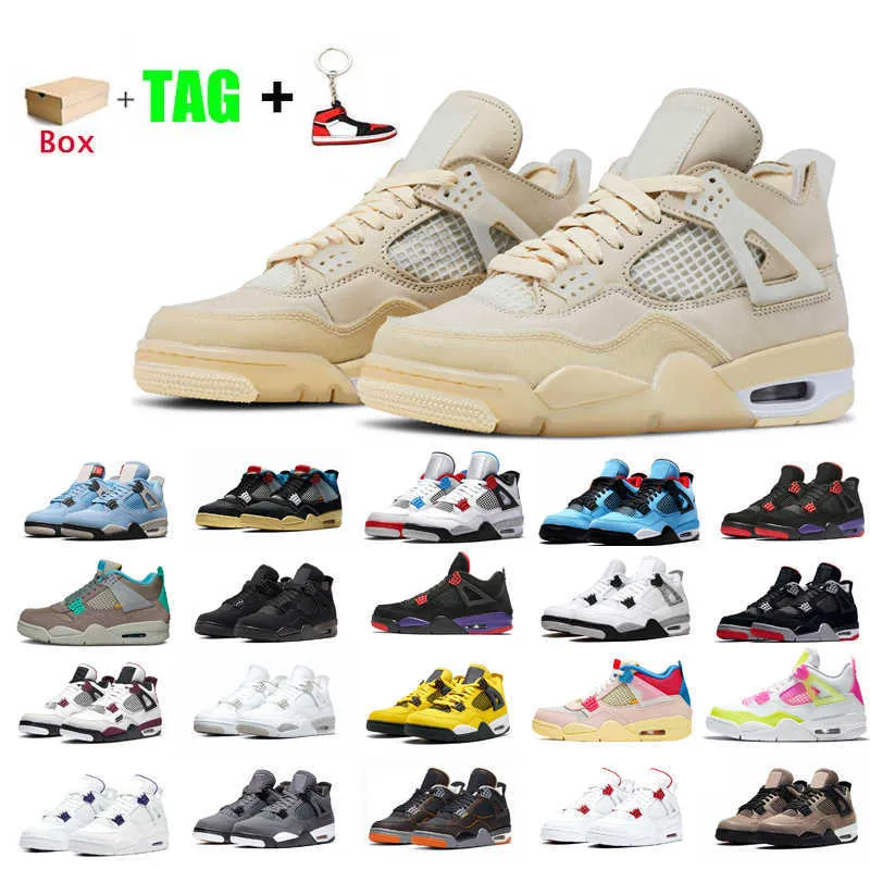 

Basketball Shoes Sports Sneakers Black Cat White University Blue Pure Money Bred Metallic Purple Fire Red Oreo Sail 4s Jumpman Taupe Haze, #7 fire red 36-47