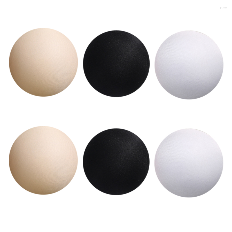 

Women's G Strings 6 Pairs Round Inserts Breathable Sponge Useful Pads, Blue