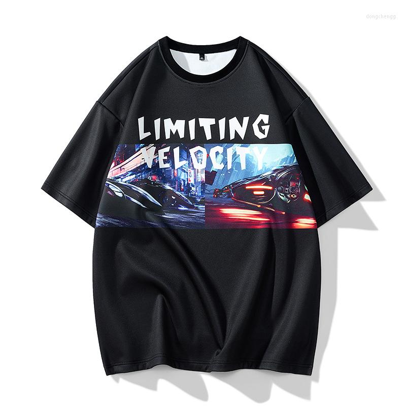 

Men' T Shirts Fashion Short Sleeves O-neck Clothing Summer Vintage Men' T-shirt Streetshirt Black Printed For Men, White