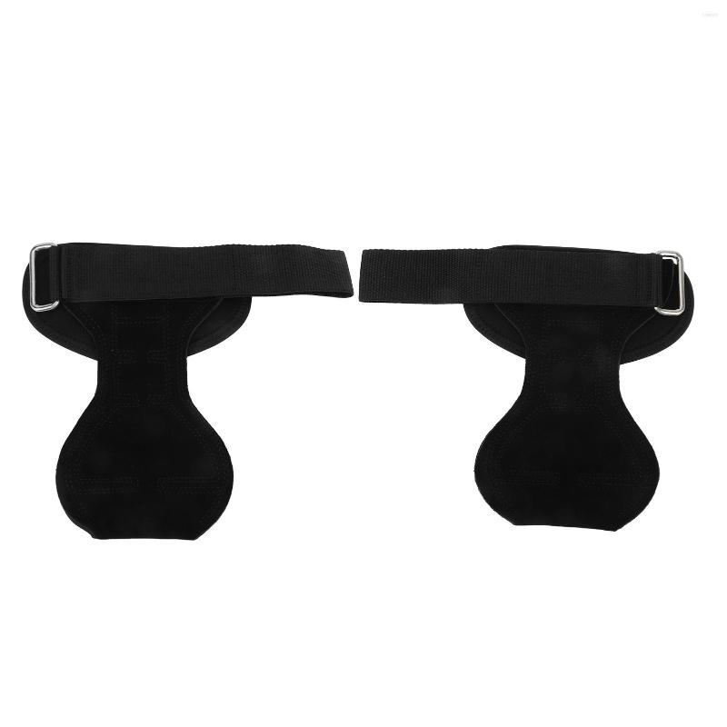 

Waist Support Palm Protective Grip Pad Reduce Wrist Pain Imitation Leather Gym Protectors For Hard Pull, Picture shown