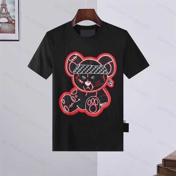 

Phillip Plain Men Designer Pp Skull Diamond Shirt Short Sleeve Dollar Brown Bear Brand Tee O-neck High Quality Skulls Tshirt Tees Tops 07 2 1UF7