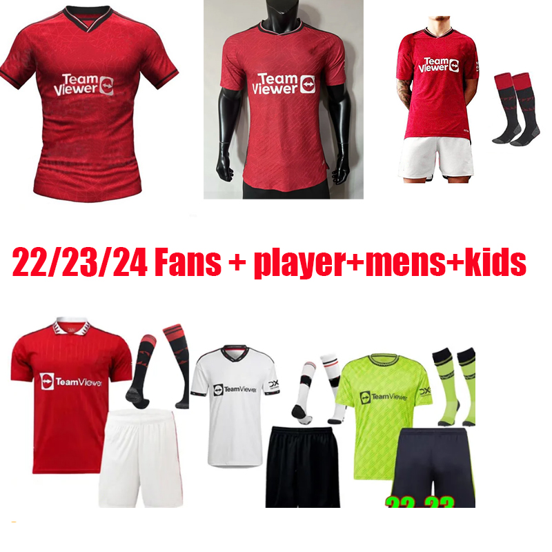 

SANCHO 23 24 Manchester soccer jerseys RASHFORD CASEMIRO ANTONY 2023 2024 football shirt utd Home Away Third MARTIAL B. FERNANDES GARNACHO Mens Adult kids Tops Kits, 23/24 home player