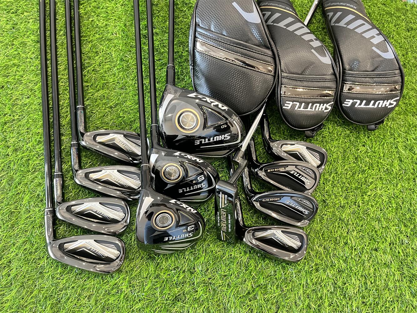 

Maruman SHUTTLE Full Set Maruman SHUTTLE Golf Clubs Driver Fairway Woods Irons Putter Graphite Shaft With Head Cover