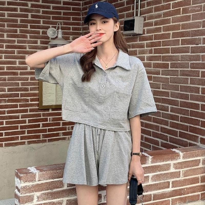 

Women's T Shirts In Matching Set Women Suits Summer Streetwear Casual Tees Shorts 2 Piece Sets Korean Fashion Crop Tops T-Shirts Y2k Clothes, Black