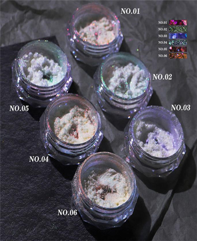 

Chrome Pearl Shell Powder Nail Art Glitter Pigment Shiny Long Lasting Manicure Tip Decoration Gel Polish Dust8151469