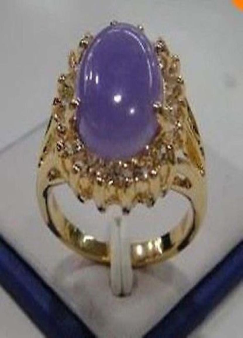 

Details about Noble beautiful pretty purple jade oval rings Size7 8 92696417