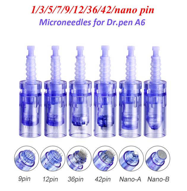 

Replacement 1357 9123642Nano pin Microneedle Cartridges for Rechargeable wireless Dermapen Dr Pen A6 MTS PMU4075762