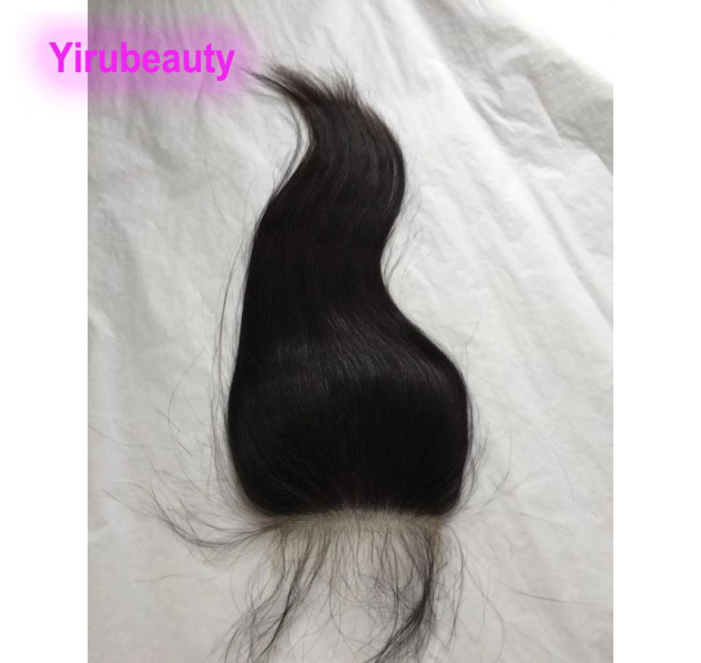 

Peruvian Human Hair 5X5 Lace Closure Silky Straight 4x4 Closures Transparent Virgin Hair Prodcuts 1024inch9158652, Natural color