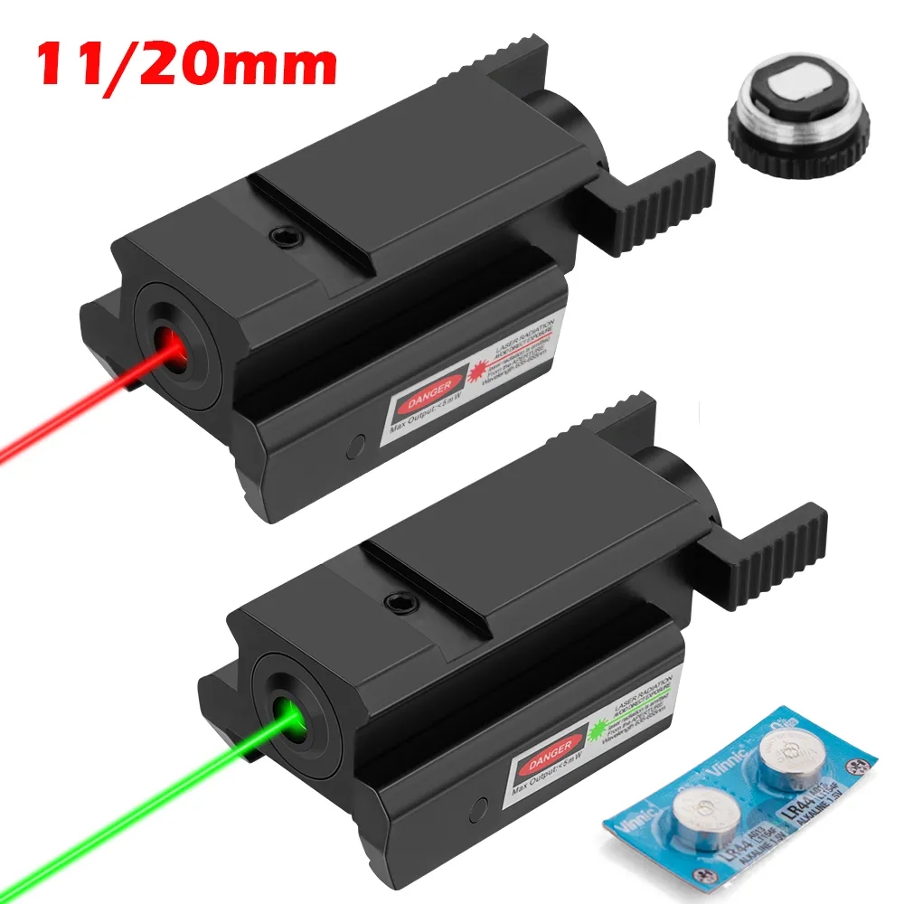 

Tactical Red Green Dot Laser Laser Sight Airsoft Pistol 20mm Picatinny Weaver Mount 11mm Dovetail Rail Glock 17 19 CZ-Red, Customize