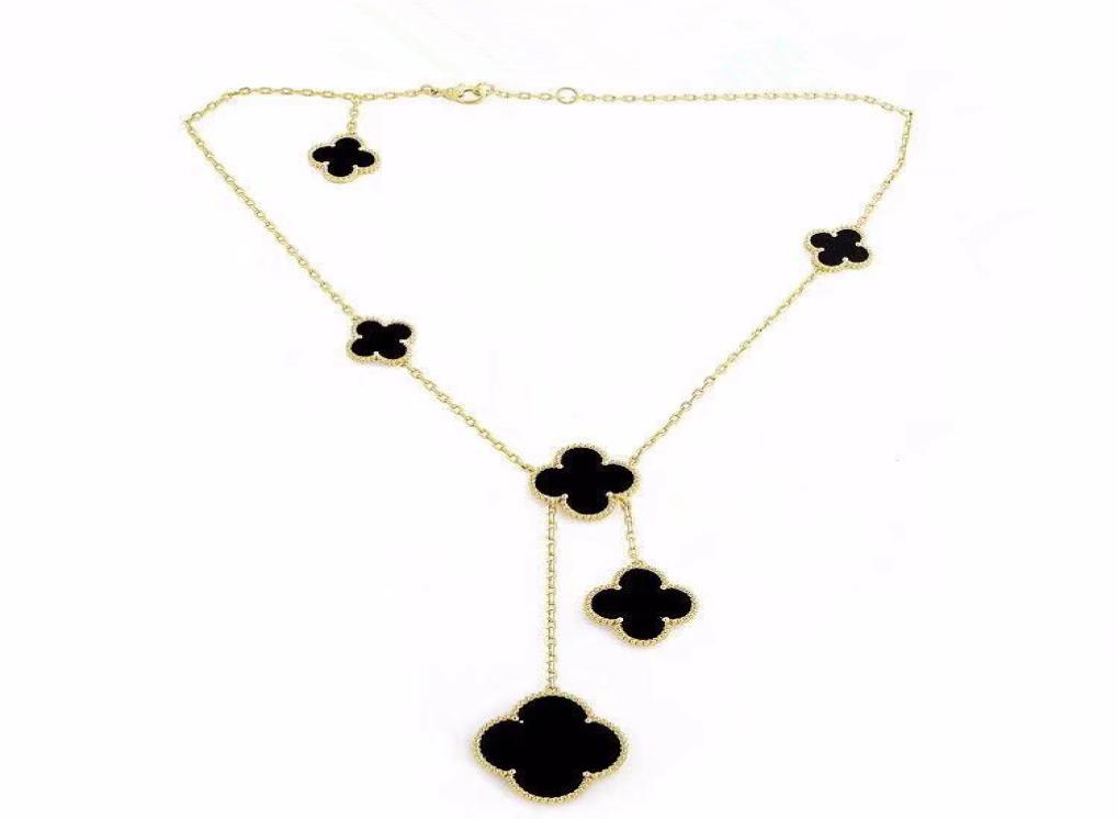 

big and small flower fashion necklace luxury designer jewelry women necklaces stainless steel jewelry luxury necklace flower neckl8827312