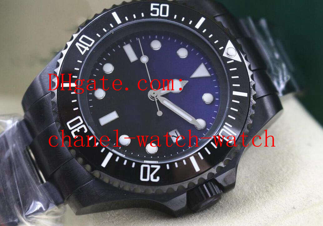 

Top Quality Men's Date Watch Sea-Dweller 116660 Black Dial And Ceramic Bezel Sapphire Asia 2813 Movement Mechanical Automatic Mens Wrist Watches, Customize