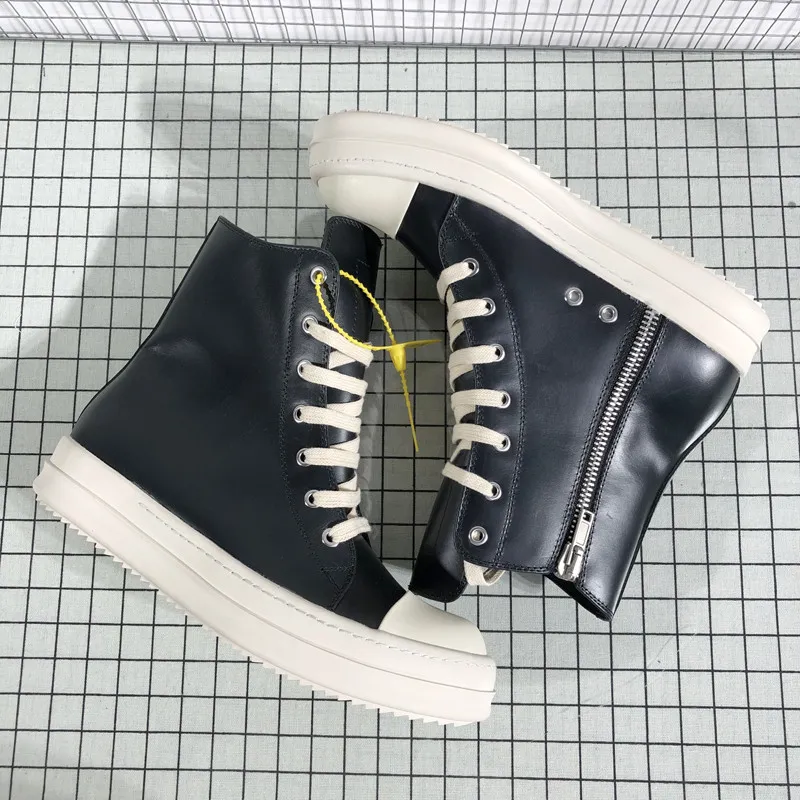 

Comfortable Men Ro Boots Genuine Leather Man Boots Shoes Thick Sole Mens Winter Footwear 9#20/20D50, Blue